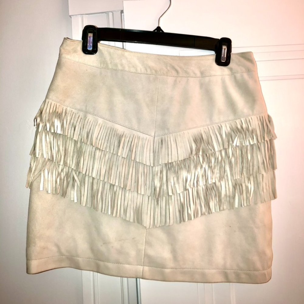 Short Fringe Skirt